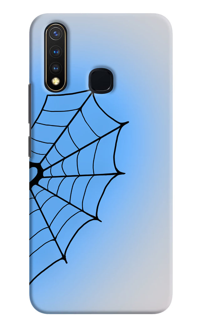 Blue Web Vivo Y19/U20 Hard Case Back Cover by Casekaro