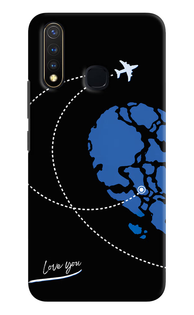 Love Orbit Vivo Y19/U20 Hard Case Back Cover by Casekaro