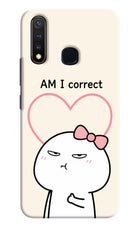 Always Right Vivo Y19/U20 Hard Case Back Cover by Casekaro