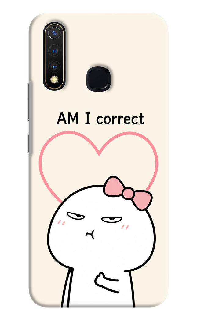 Always Right Vivo Y19/U20 Hard Case Back Cover by Casekaro