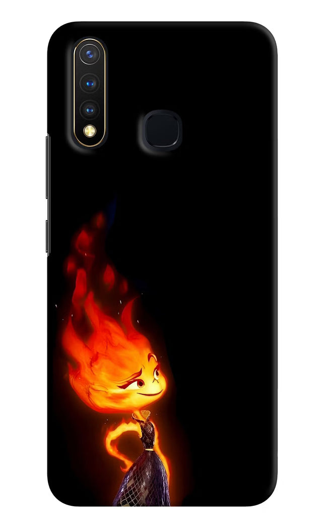 Ember Flame Vivo Y19/U20 Hard Case Back Cover by Casekaro