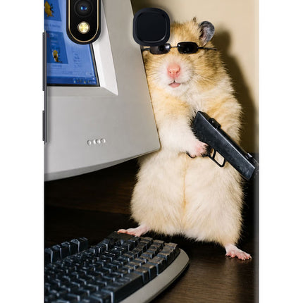 Hacker Hamster Vivo Y19/U20 Hard Case Back Cover by Casekaro