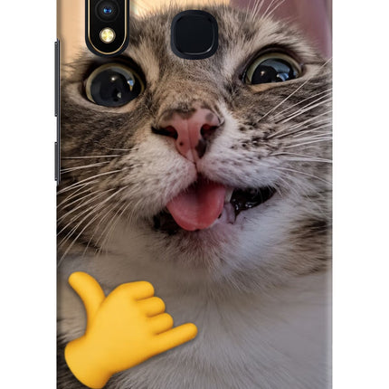 Silly Cat Call Vivo Y19/U20 Hard Case Back Cover by Casekaro
