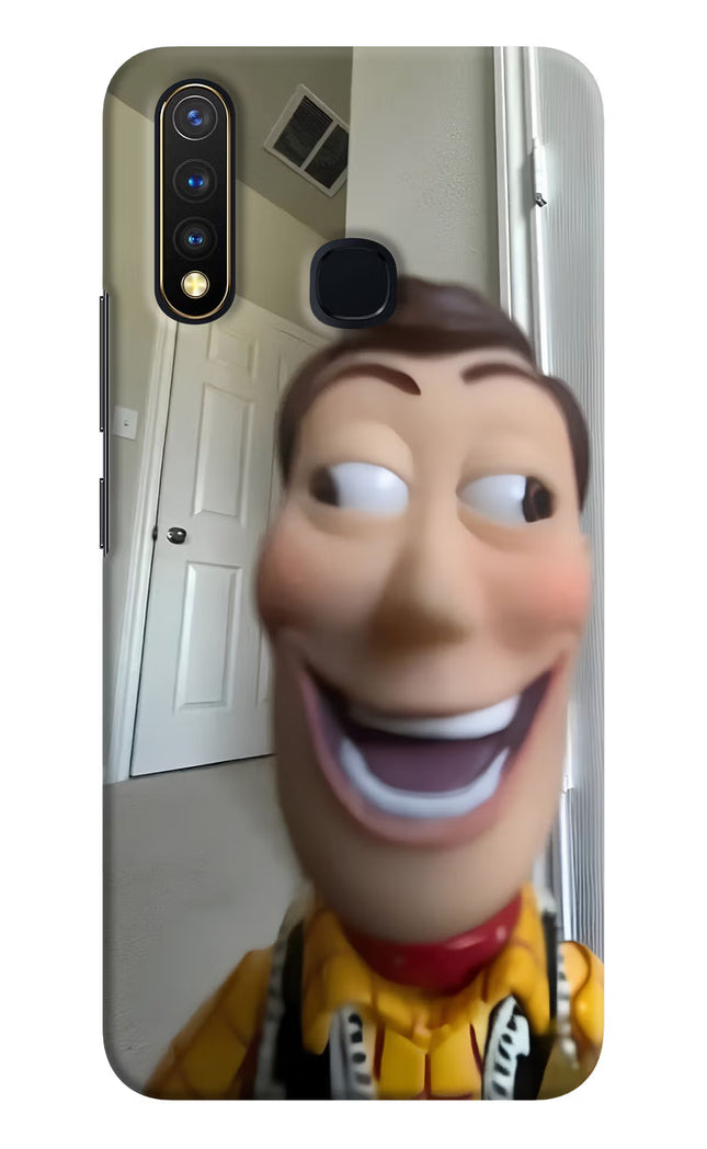 Side Eye Woody Vivo Y19/U20 Hard Case Back Cover by Casekaro