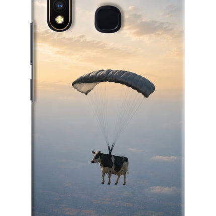 Skydiving Cow Vivo Y19/U20 Hard Case Back Cover by Casekaro