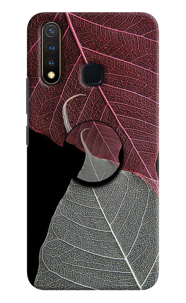 Leaf Pattern Vivo Y19/U20 Pop Case by Casekaro