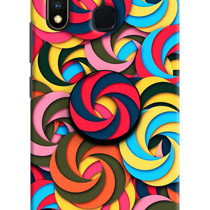 Spiral Pattern Vivo Y19/U20 Pop Case by Casekaro