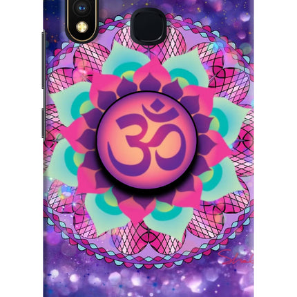 Om Purple Vivo Y19/U20 Pop Case by Casekaro
