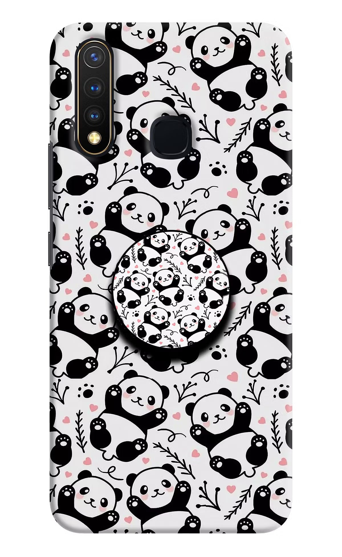 Cute Panda Vivo Y19/U20 Pop Case by Casekaro