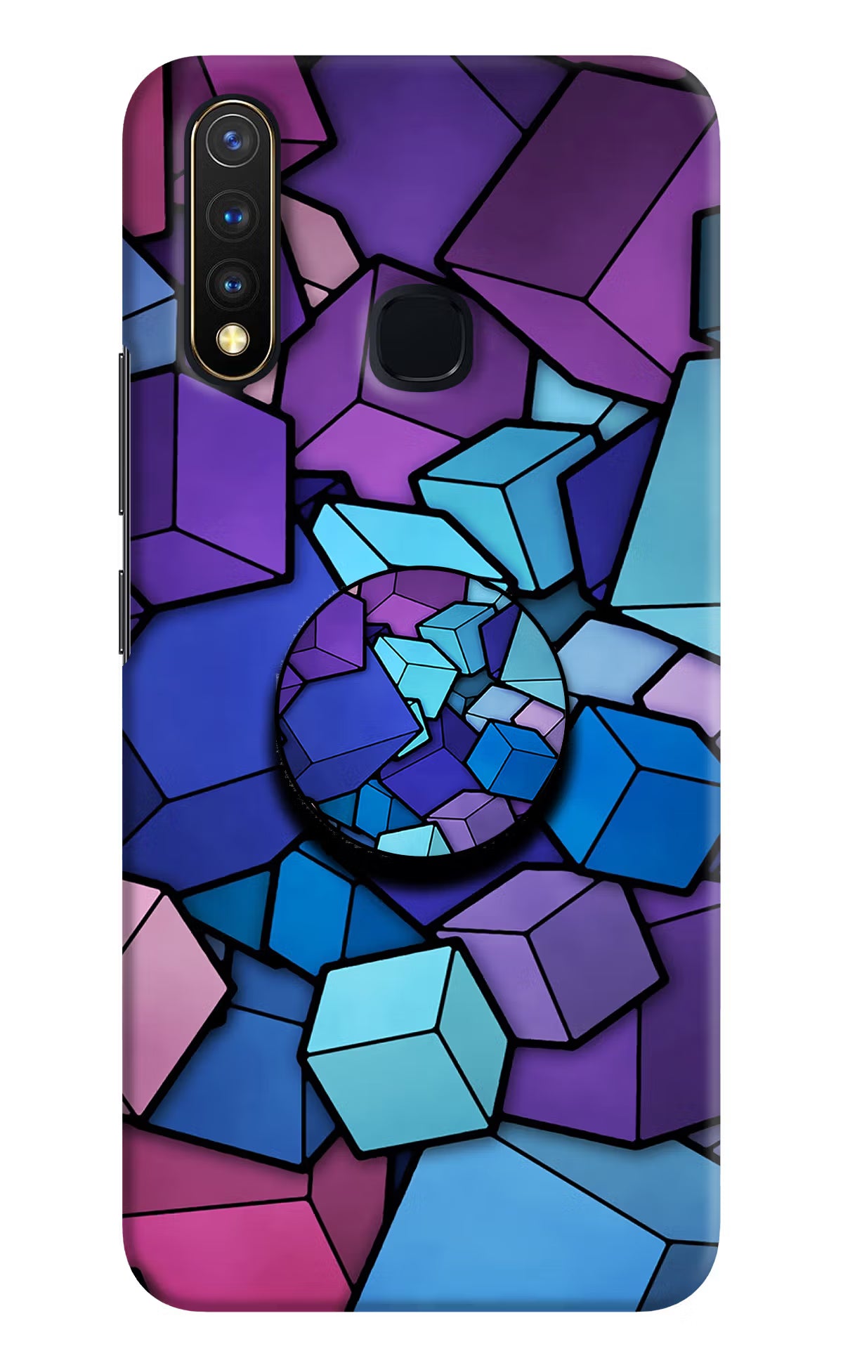 Cubic Abstract Vivo Y19/U20 Pop Case by Casekaro