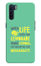 Quote Oppo F15 Hard Case Back Cover by Casekaro
