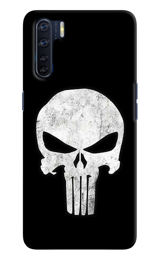 Punisher Skull Oppo F15 Hard Case Back Cover by Casekaro
