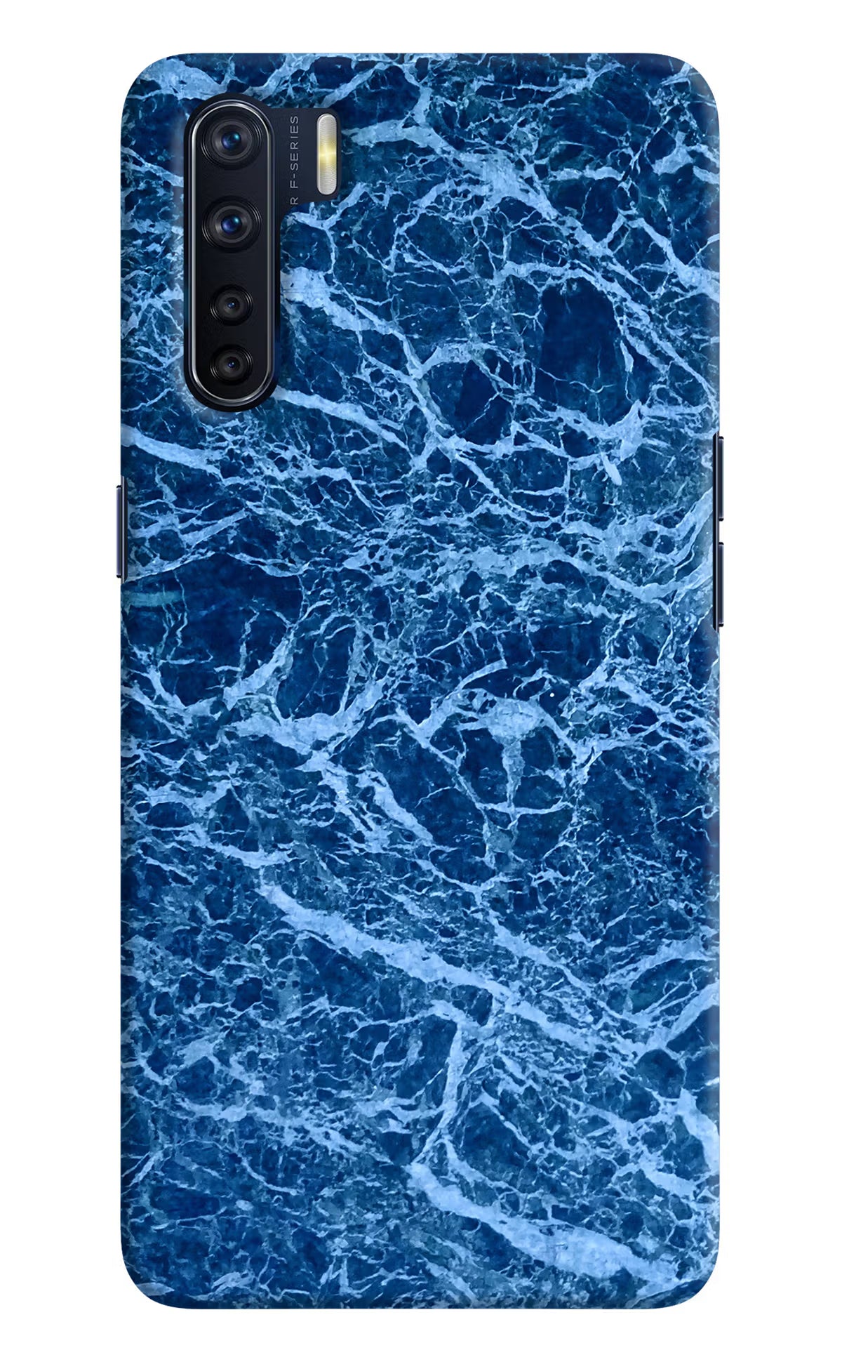 Blue Marble Oppo F15 Hard Case Back Cover by Casekaro
