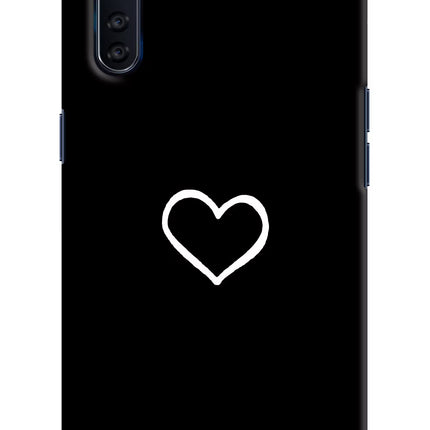 Heart Oppo F15 Hard Case Back Cover by Casekaro