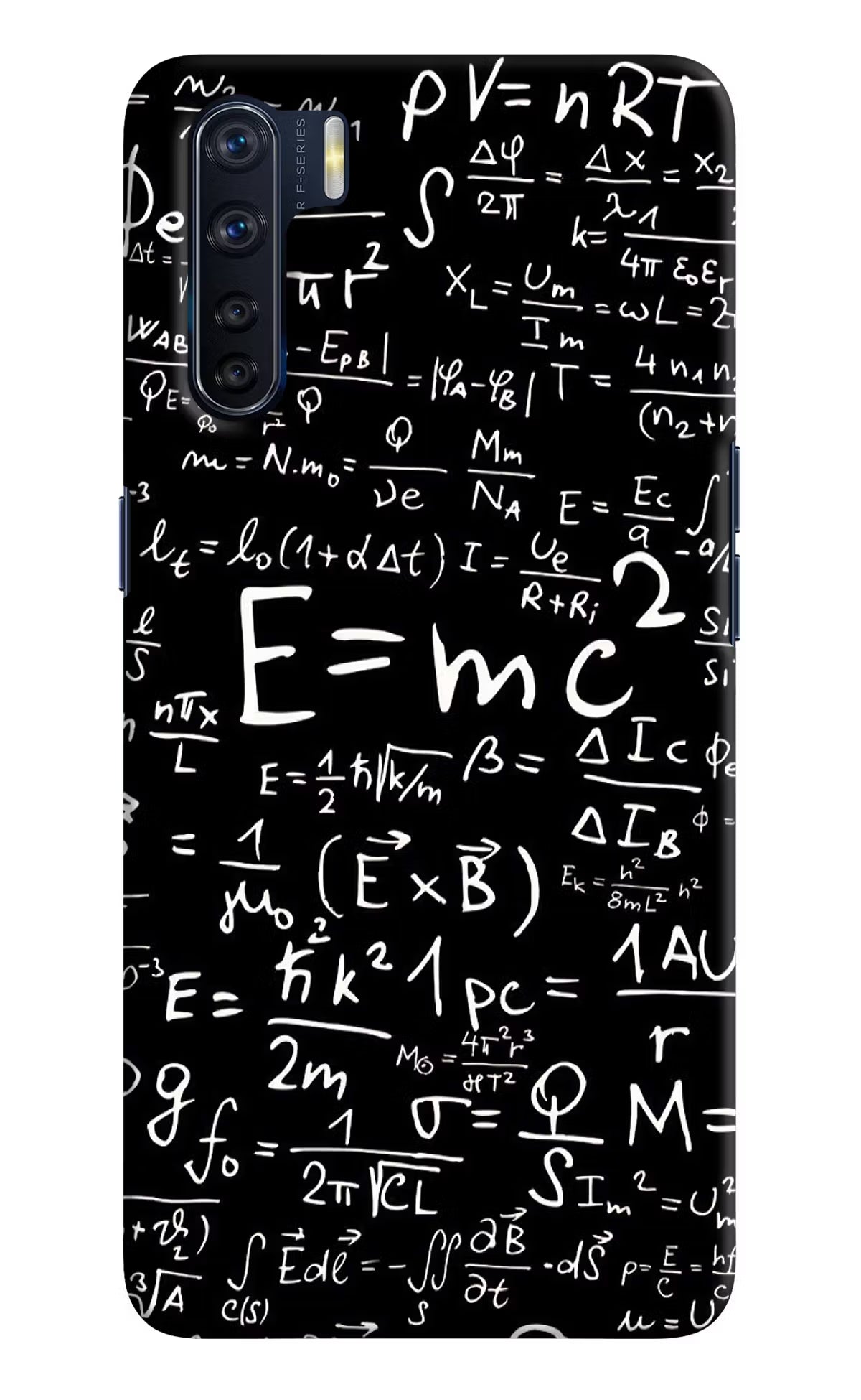 Physics Formula Oppo F15 Hard Case Back Cover by Casekaro