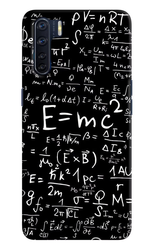 Physics Formula Oppo F15 Hard Case Back Cover by Casekaro