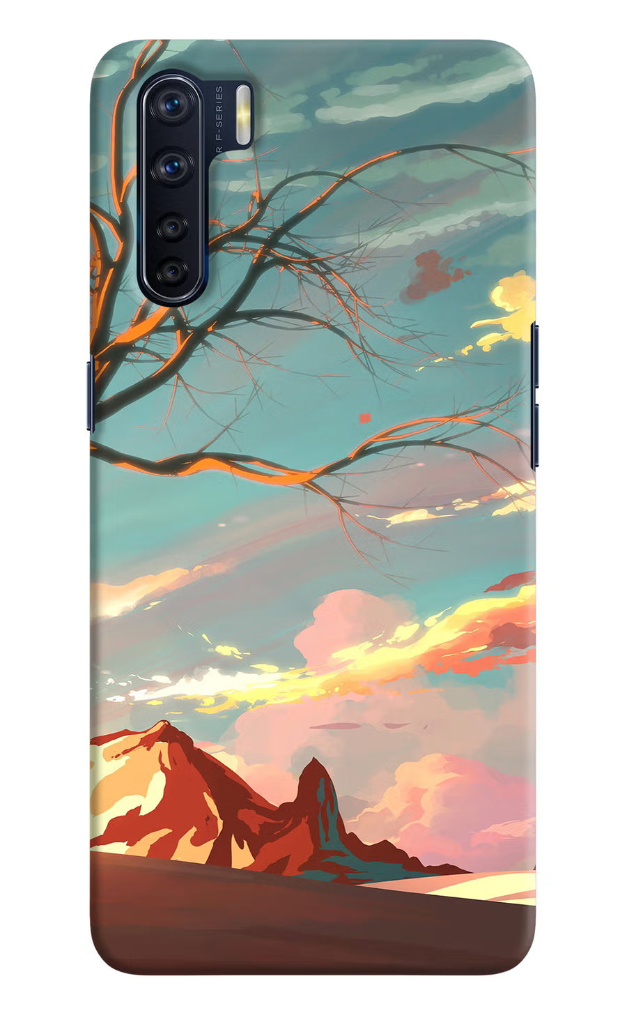 Scenery Oppo F15 Back Cover, Hard case