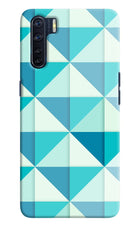 Abstract Oppo F15 Hard Case Back Cover by Casekaro