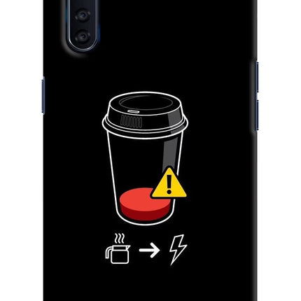 Coffee Oppo F15 Hard Case Back Cover by Casekaro