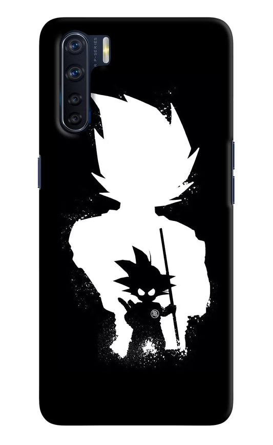 Goku Shadow Oppo F15 Hard Case Back Cover by Casekaro