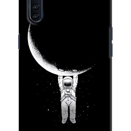 Moon Space Oppo F15 Hard Case Back Cover by Casekaro