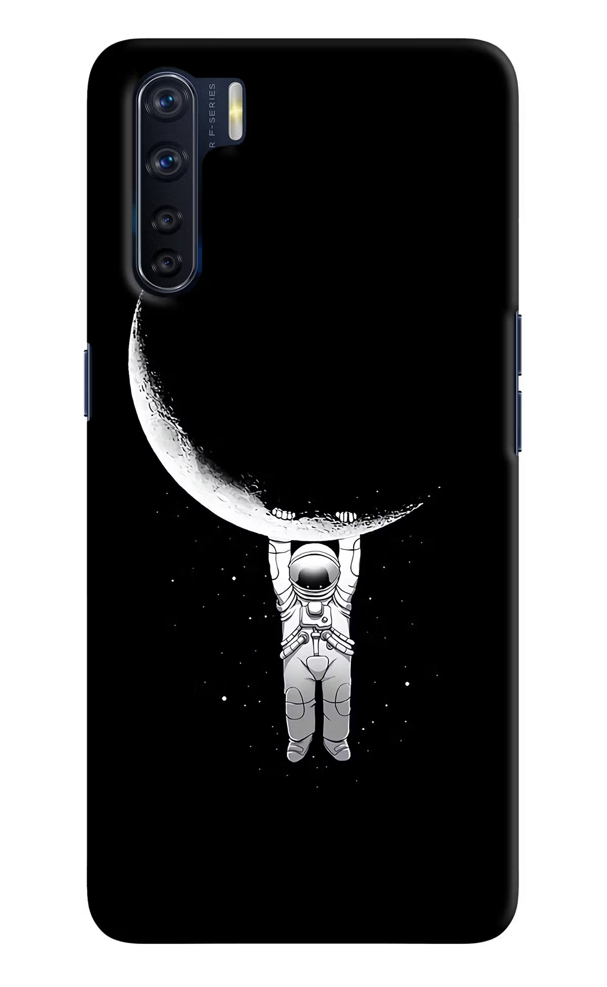Moon Space Oppo F15 Hard Case Back Cover by Casekaro