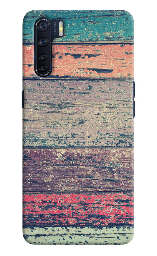 Colourful Wall Oppo F15 Hard Case Back Cover by Casekaro
