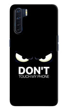 Don'T Touch My Phone Oppo F15 Hard Case Back Cover by Casekaro