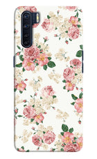 Flowers Oppo F15 Hard Case Back Cover by Casekaro