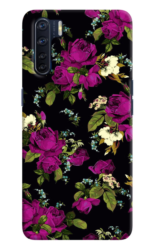 Flowers Oppo F15 Hard Case Back Cover by Casekaro