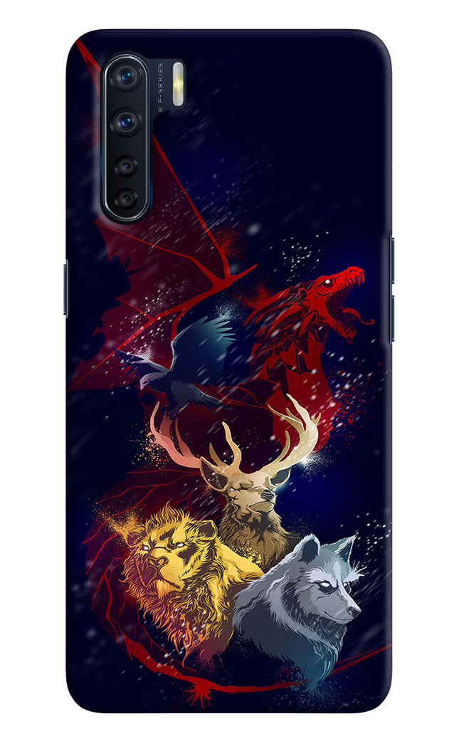 Game Of Thrones Oppo F15 Hard Case Back Cover by Casekaro