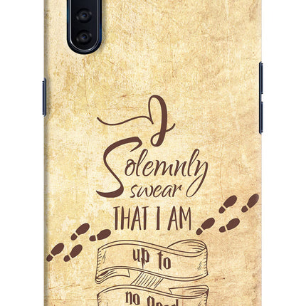I Solemnly swear that i up to no good Oppo F15 Hard Case Back Cover by Casekaro