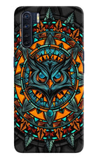 Angry Owl Art Oppo F15 Hard Case Back Cover by Casekaro