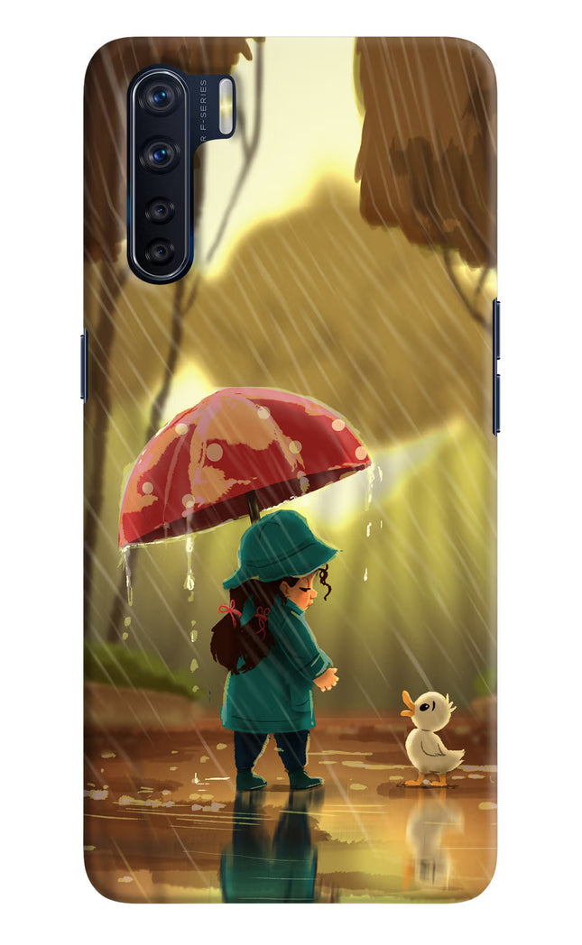 Rainy Day Oppo F15 Hard Case Back Cover by Casekaro