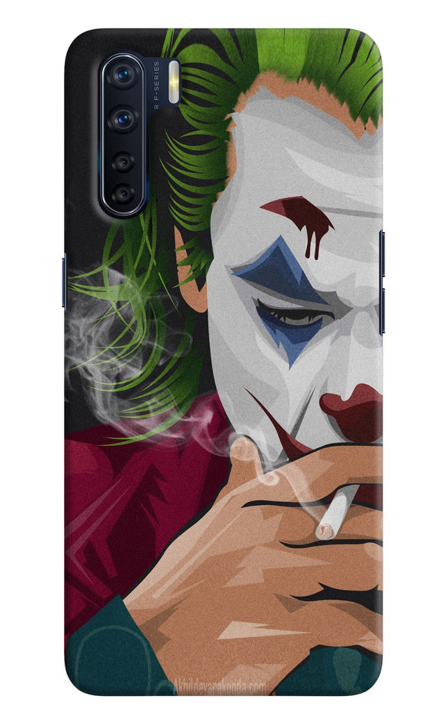 Joker Smoking Oppo F15 Hard Case Back Cover by Casekaro