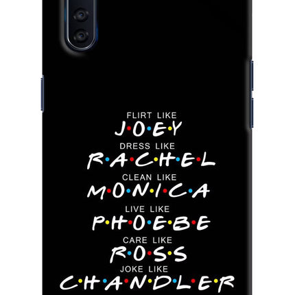FRIENDS Character Oppo F15 Hard Case Back Cover by Casekaro