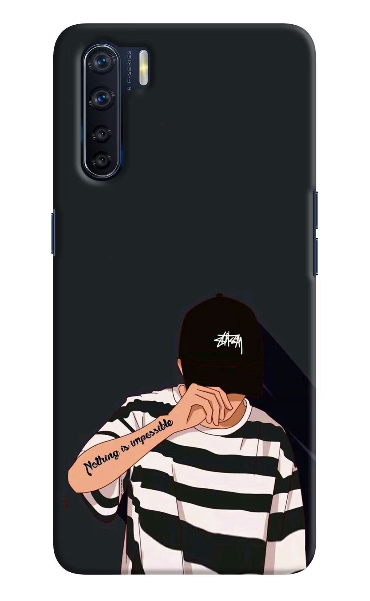 Aesthetic Boy Oppo F15 Hard Case Back Cover by Casekaro