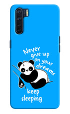 Keep Sleeping Oppo F15 Hard Case Back Cover by Casekaro