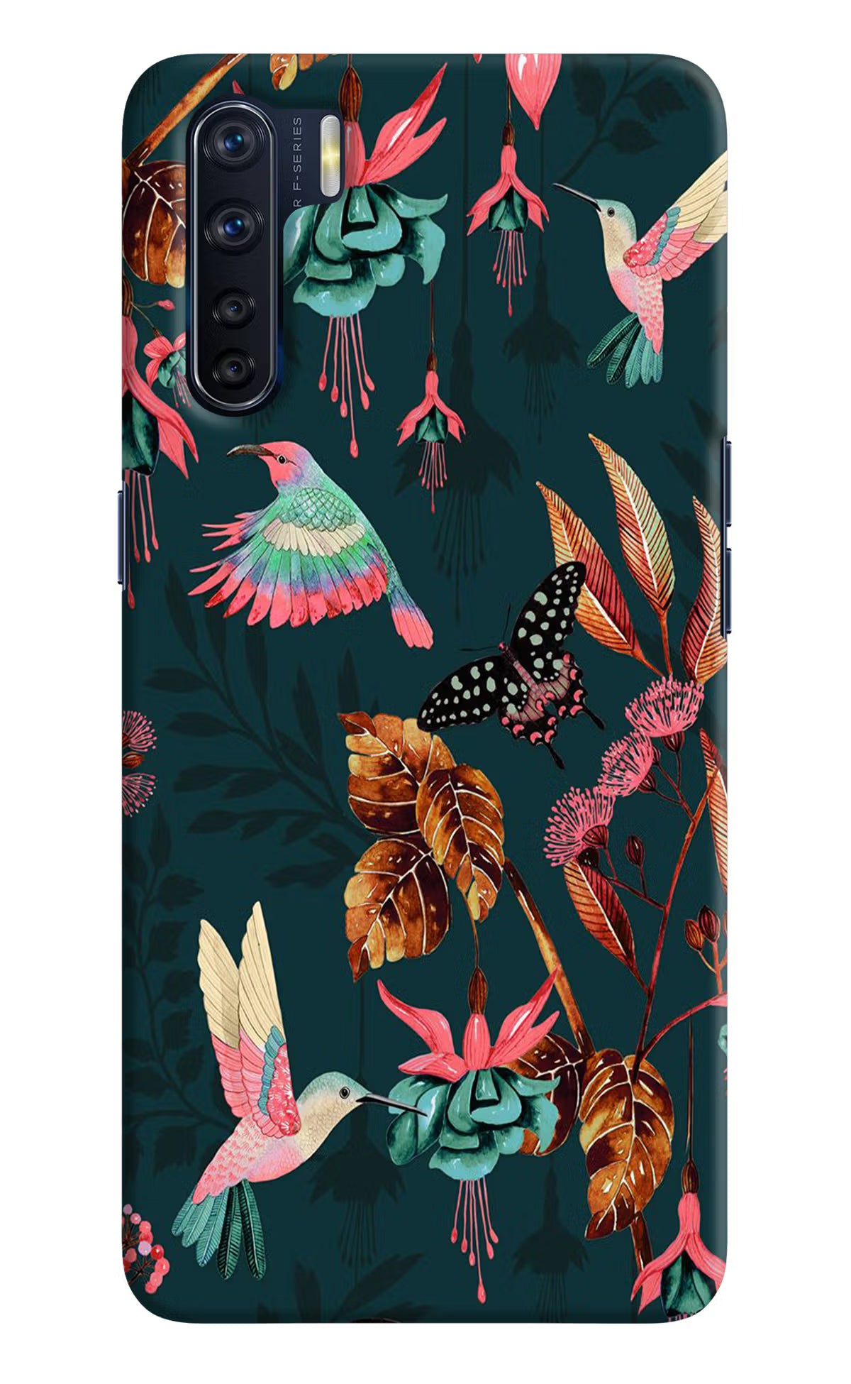 Birds Oppo F15 Hard Case Back Cover by Casekaro