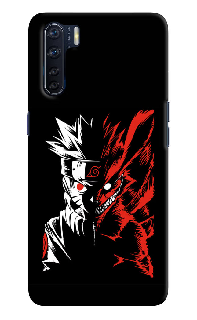 Naruto Two Face Oppo F15 Hard Case Back Cover by Casekaro