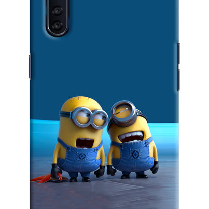 Minion Laughing Oppo F15 Hard Case Back Cover by Casekaro