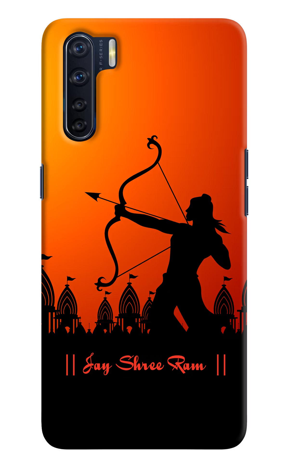 Lord Ram - 4 Oppo F15 Hard Case Back Cover by Casekaro