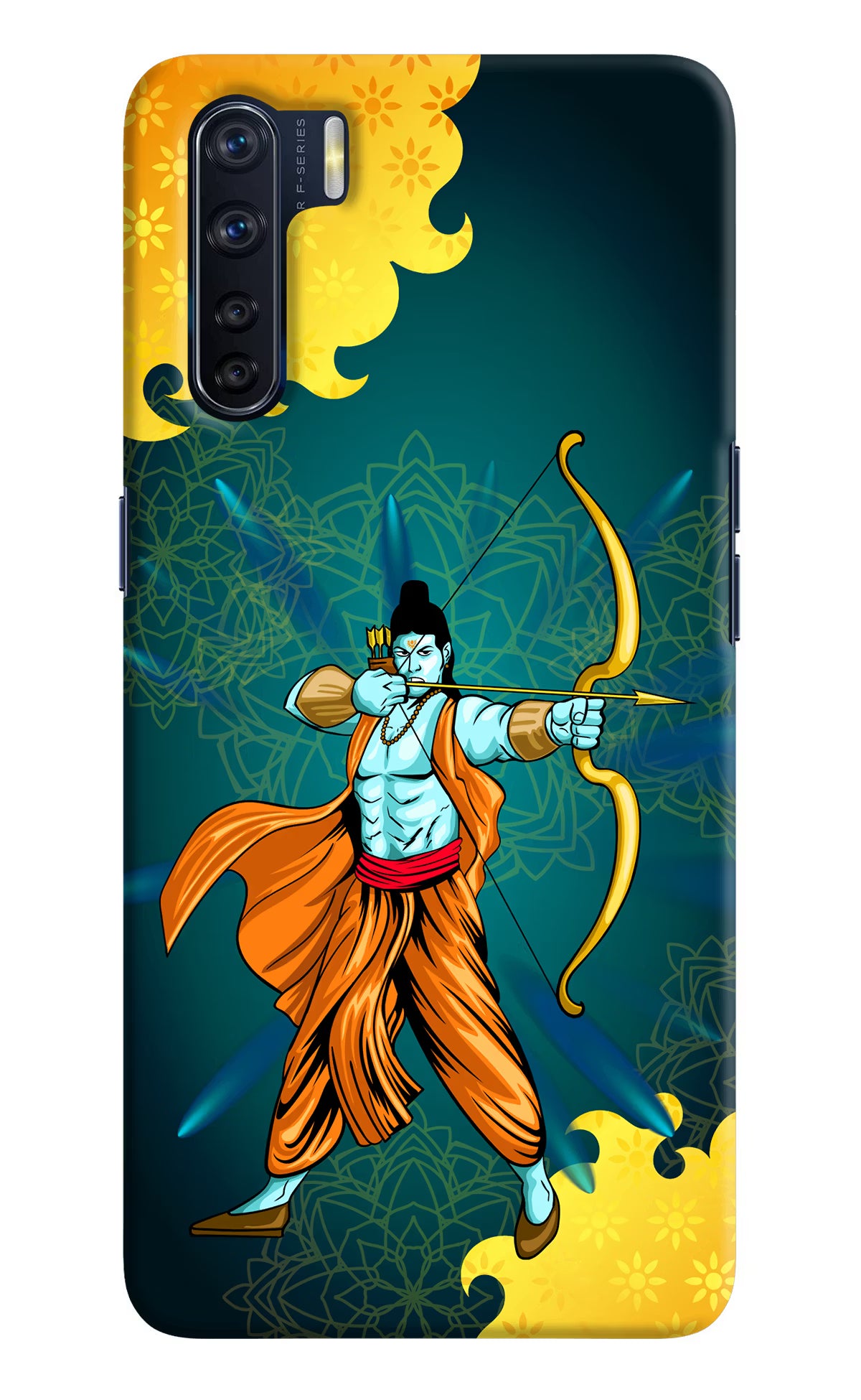 Lord Ram - 6 Oppo F15 Hard Case Back Cover by Casekaro