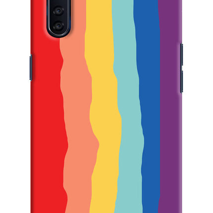 Rainbow Oppo F15 Hard Case Back Cover by Casekaro