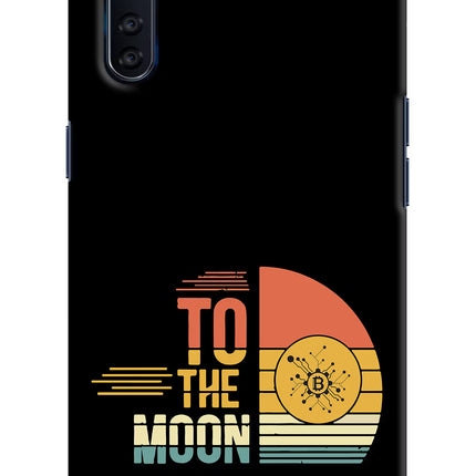 To the Moon Oppo F15 Hard Case Back Cover by Casekaro