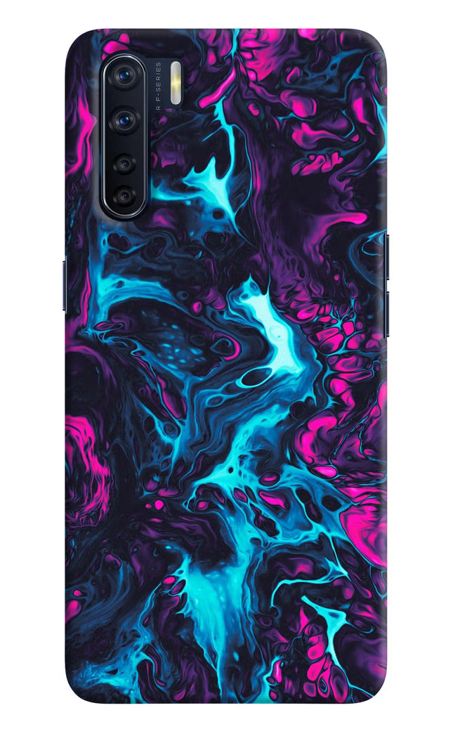 Abstract Oppo F15 Hard Case Back Cover by Casekaro