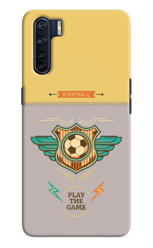Football Oppo F15 Hard Case Back Cover by Casekaro