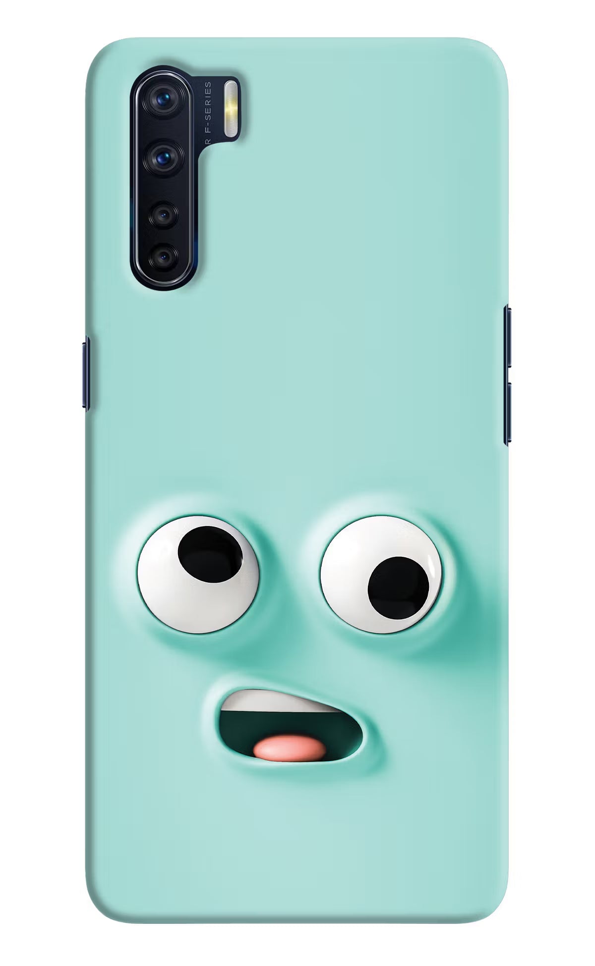 Funny Cartoon Oppo F15 Hard Case Back Cover by Casekaro