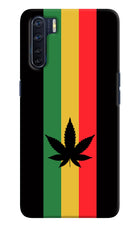 Weed Flag Oppo F15 Hard Case Back Cover by Casekaro