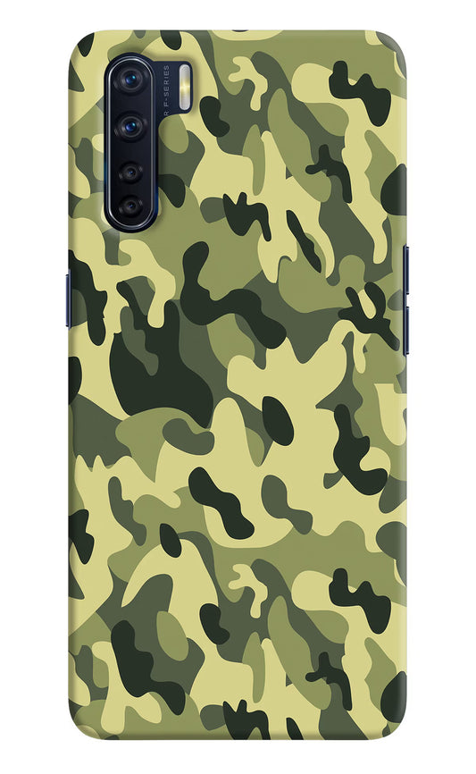 Camouflage Oppo F15 Hard Case Back Cover by Casekaro